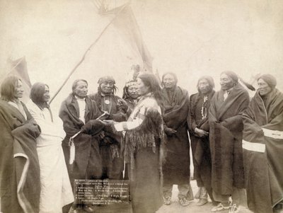 Indiai főnökök a dél-dakotai Deadwoodban, 1891 alkotó: John C. H. Grabill