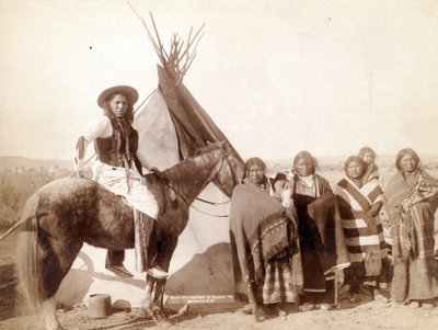Lakota indián nők a sikátorban, 1891 alkotó: John C. H. Grabill