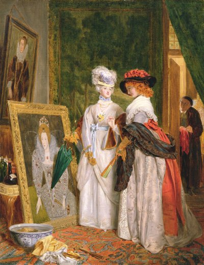 A jelmezek, a divatváltozás kritikusai alkotó: John Callcott Horsley