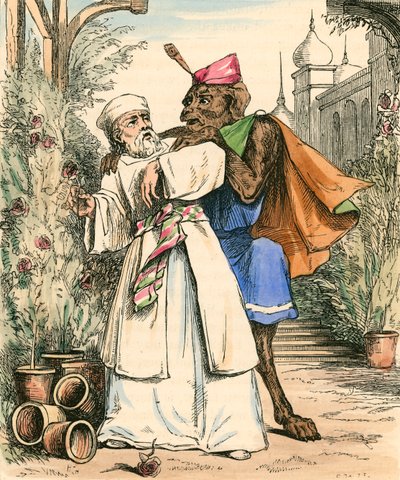 A kereskedő, aki a rózsát szedi a Szépségért alkotó: John Callcott Horsley