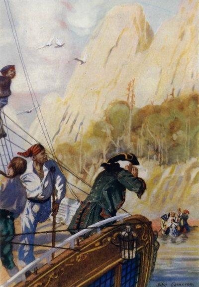 A Treasure Island illusztrációja alkotó: John Cameron