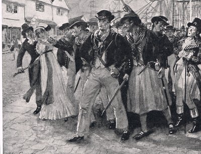 Naval Mutineers Ashore, illusztráció a 