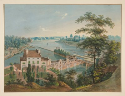 Vízmű a philadelphiai Fairmount Parkban alkotó: John Caspar Wild