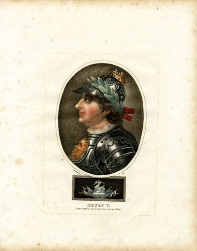 V. Henrik portréja. alkotó: John Chapman