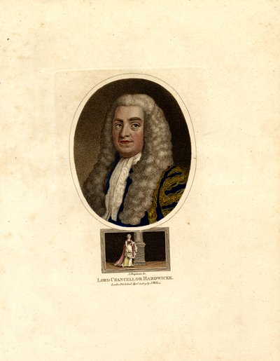 Lord Hardwicke kancellár portréja alkotó: John Chapman