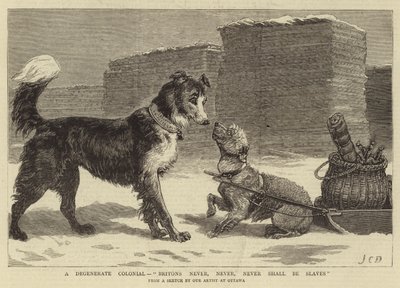 Egy degenerált gyarmati, a britek soha, soha, soha nem lesznek rabszolgák alkotó: John Charles Dollman