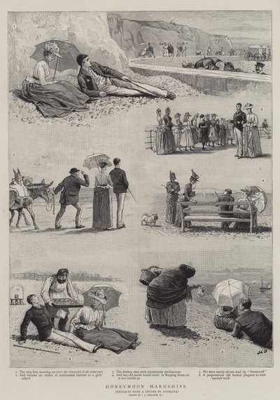 Nászút nehézségei alkotó: John Charles Dollman