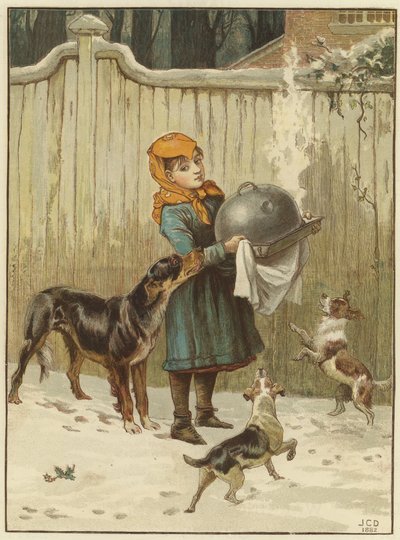 A karácsonyi vacsora veszélyben alkotó: John Charles Dollman