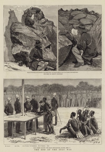 A zulu háború vége alkotó: John Charles Dollman