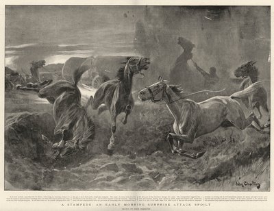 A Stampede, egy kora reggeli meglepetés-támadás elrontott alkotó: John Charlton