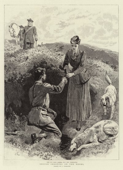 Grouse Shooting on the Moors alkotó: John Charlton