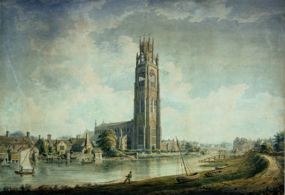 Boston Stump: kilátás délnyugat felől alkotó: John Chessell Buckler
