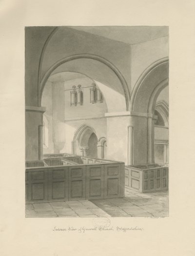 Forton - Aqualate Hall: metszet, nd [1653-1686] (nyomtatás) alkotó: John Chessell Buckler
