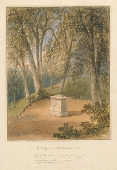 Somerset – Batheaston Villa Garden, 1827 alkotó: John Chessell Buckler
