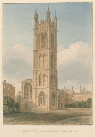Somerset - Bristol - Szent István templom alkotó: John Chessell Buckler