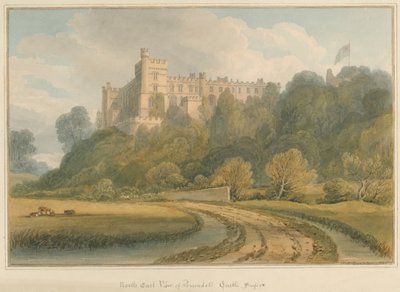 Sussex – Arundel kastély, 1825 alkotó: John Chessell Buckler