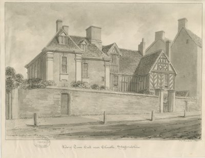Tean Hall: szépia rajz alkotó: John Chessell Buckler