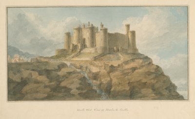 Wales – Mouthshire – Harlech kastély, 1800 alkotó: John Chessell Buckler