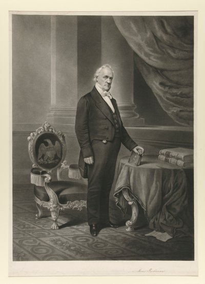 James Buchanan (fax aláírás) alkotó: John Chester Buttre