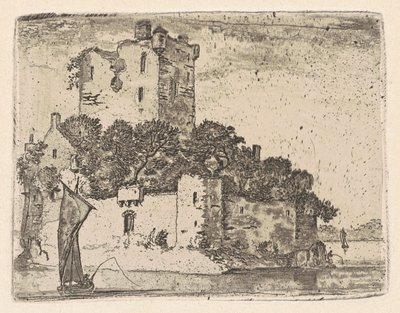 Loch Orr kastély alkotó: John Clerk, of Eldin