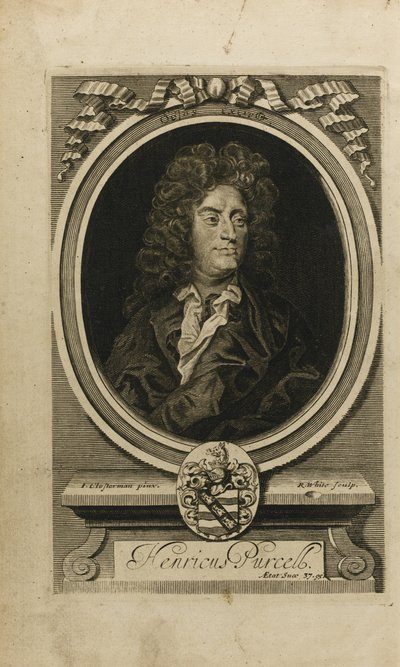 Henry Purcell zeneszerző portréja 1659-1695, 1702 alkotó: John Closterman