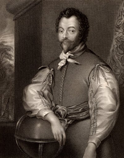 Francis Drake portréja alkotó: John Cochran