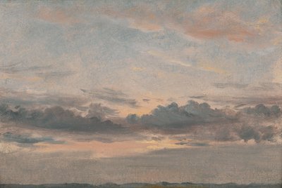 A Cloud Study, Sunset, kb. 1821. alkotó: John Constable