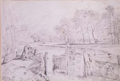 Zár a Stouron alkotó: John Constable