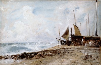 Brighton Beach, 1824 alkotó: John Constable