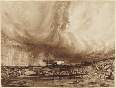 Szarvasmarhák zivatarban alkotó: John Constable