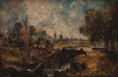 Dedham zsilip alkotó: John Constable