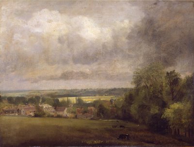 Falu a Stour folyónál alkotó: John Constable