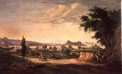Szamár figurák, Korfu a távolban alkotó: John Constable