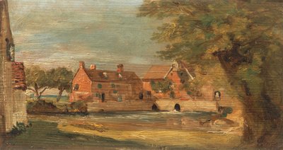 Flatford malom, 1810 és 1811 között. alkotó: John Constable