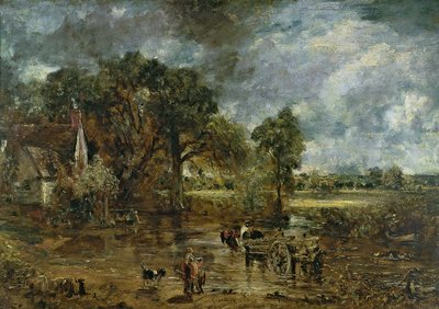 Teljes méretarányú tanulmány a "Szénakötvényhez", 1821 körül. alkotó: John Constable