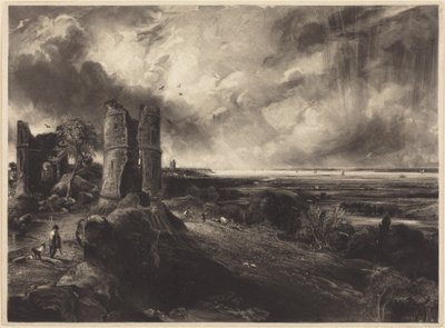 Hadleigh kastély (nagy lemez) alkotó: John Constable