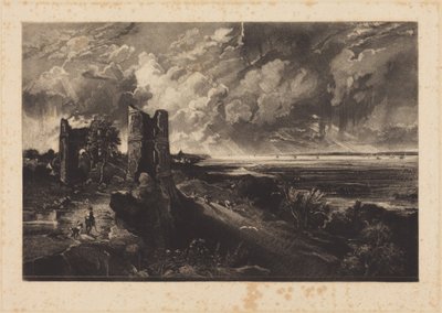 Hadleigh vára (kis lemez) alkotó: John Constable