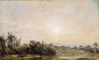 Hampstead Heath, Harrow felé néz, 1821-22 (olaj, papír, vászonra fektetve) alkotó: John Constable