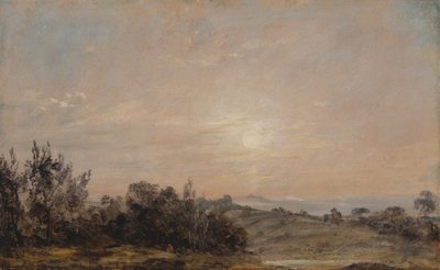 Hampstead Heath Harrow felé néz, 1821 és 1822 között. alkotó: John Constable