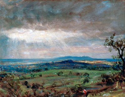 Hampstead Heath Harrow-val a távolban, 1821 alkotó: John Constable