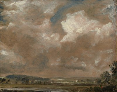 Harnham Ridge, Salisbury, 1829 körül alkotó: John Constable