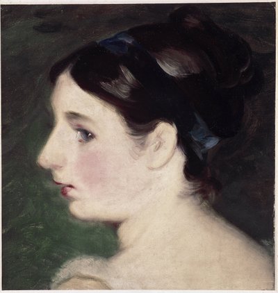 Egy lány feje, valószínűleg Mary Constable portréja (olaj, vászon alkotó: John Constable