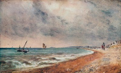 Hove Beach, horgászcsónakokkal, c1824 alkotó: John Constable