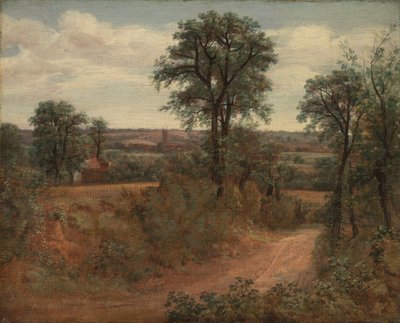 Lane Dedham közelében alkotó: John Constable