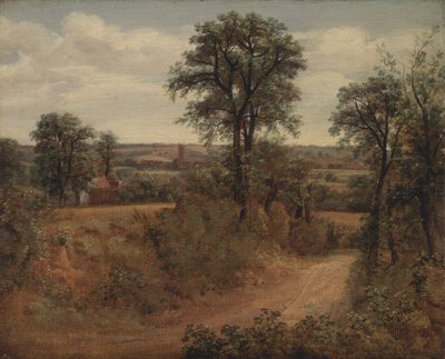 Lane Dedham közelében, 1802. alkotó: John Constable