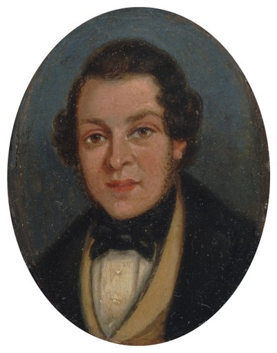 Miniatűr: Abram Constable, a művész testvérének portréja, 19. század eleje. alkotó: John Constable