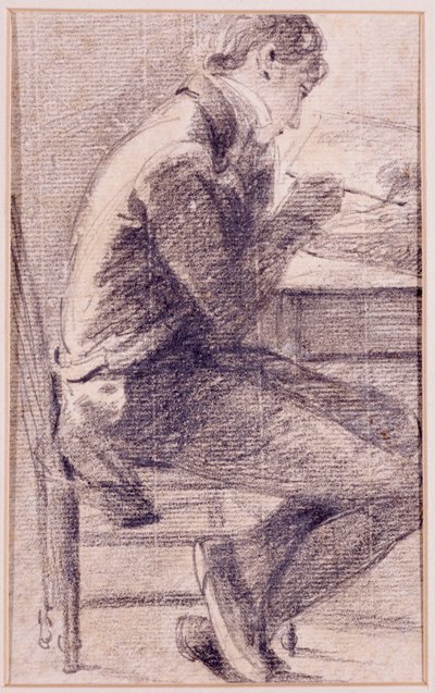 Vázlatkészítő művész portréja, 1801 alkotó: John Constable