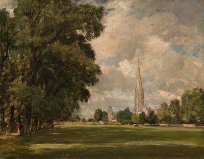 Salisbury katedrálisa Lower Marsh Close-tól, 1820. alkotó: John Constable
