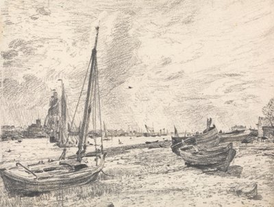 Hajók a Temzén alkotó: John Constable