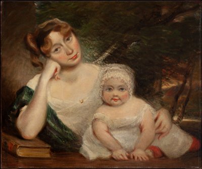 Sophia Lloyd és gyermeke alkotó: John Constable